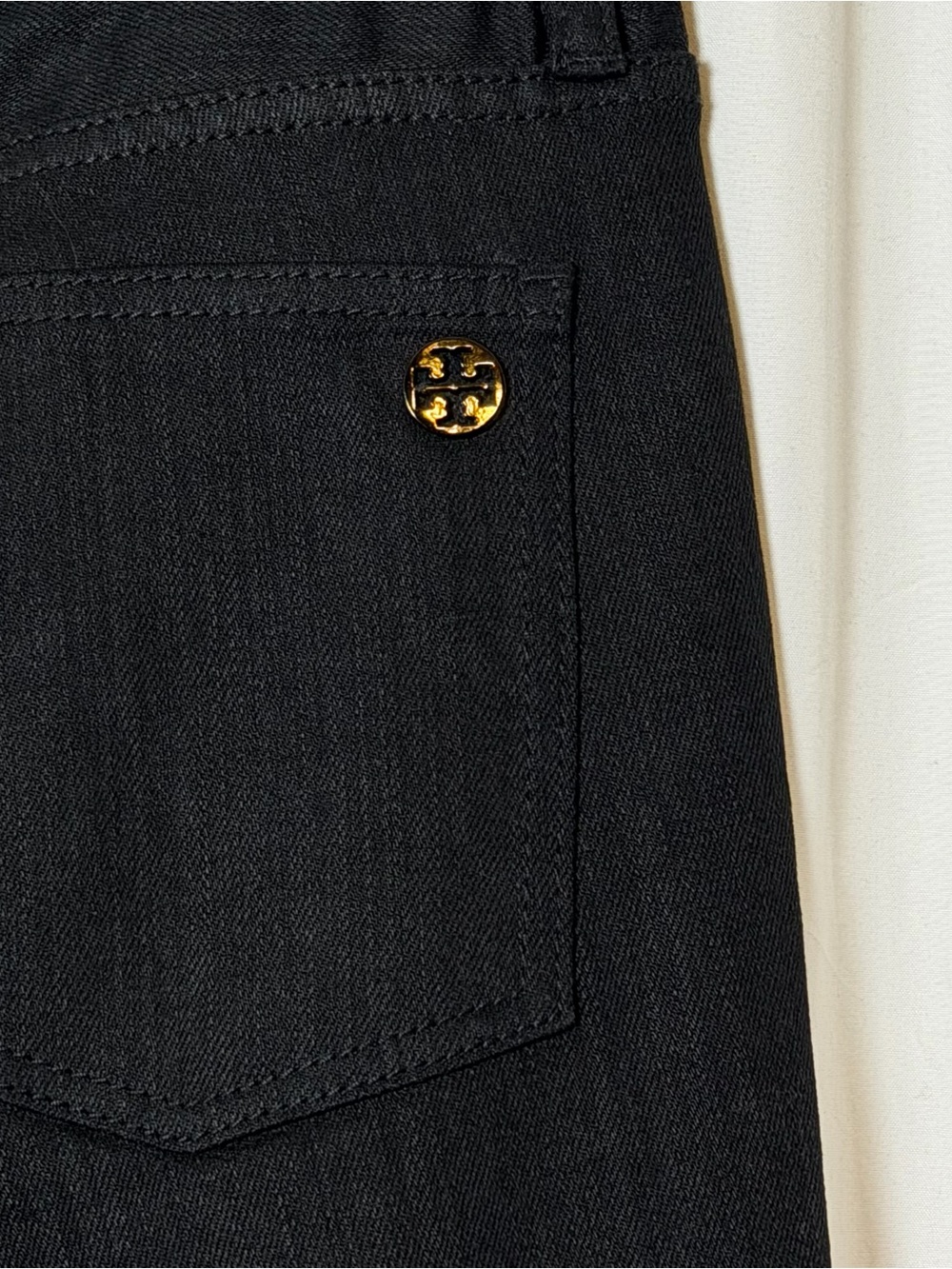 Tory Burch Classic Tory Bootcut Jeans Black 29 - Picture 9 of 11